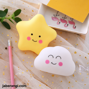 چراغ خواب فانتزی طرح ستاره و ابر